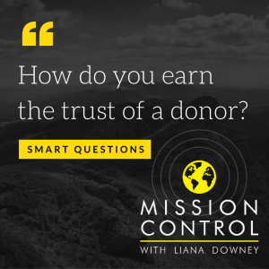 Earn the trust of a donor